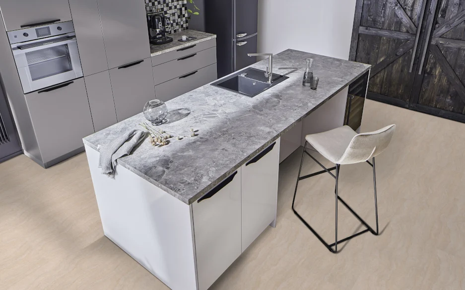 Küchenboden aus Vinyl