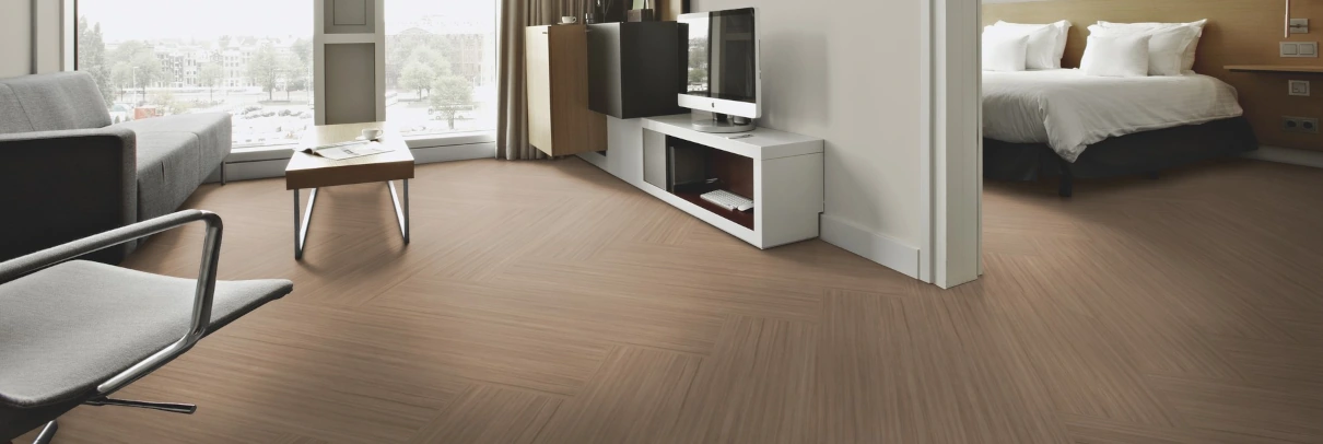 Linoleum als Schlafzimmerboden