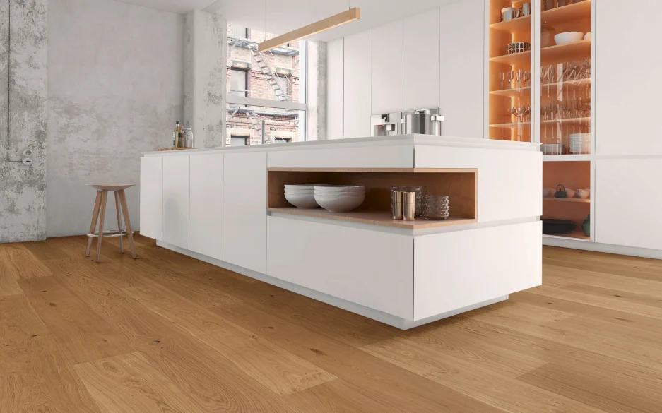 Parkett als Küchenboden