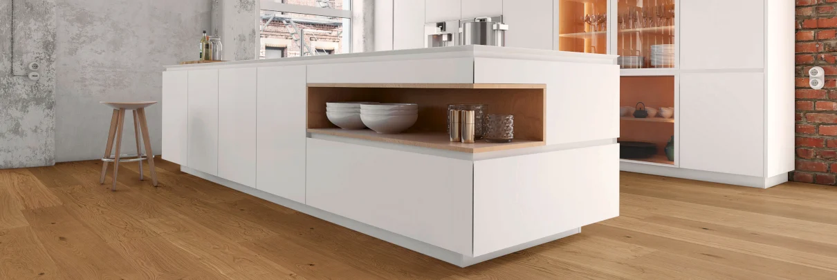 Parkett als Küchenboden