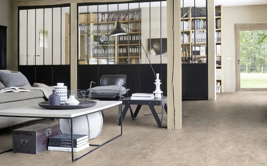 PVC-Boden in Fliesenoptik