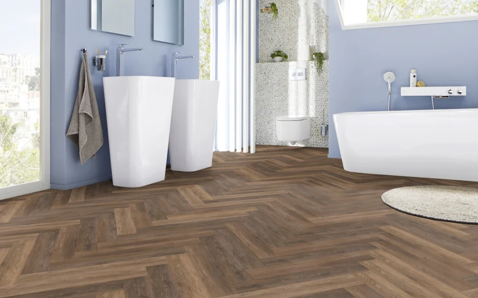 PVC-Boden im Bad: Vinylboden