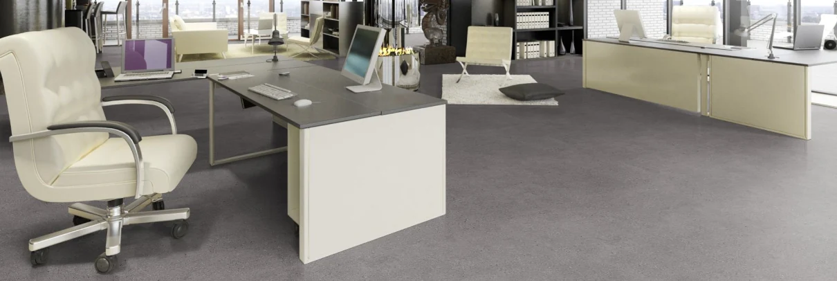 Vinylboden in Terrazzo-Optik