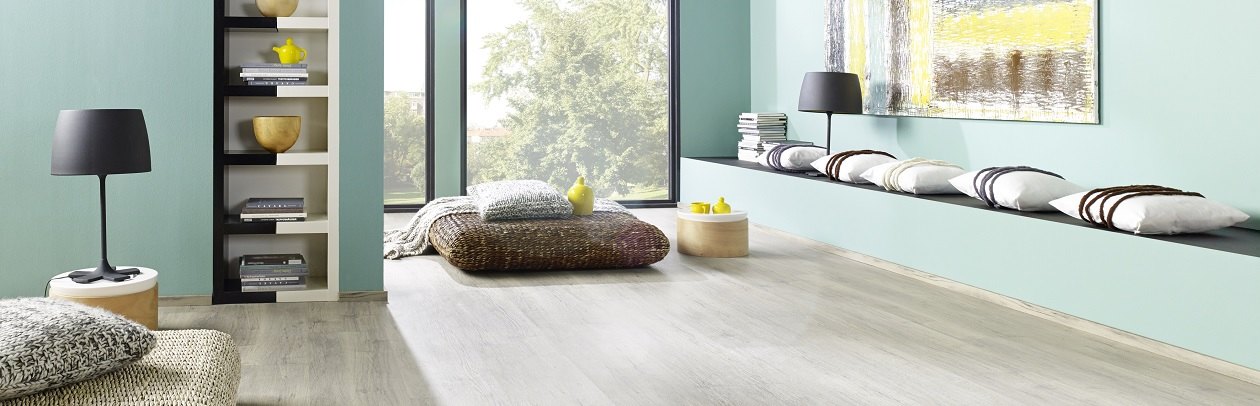 Kork-Designboden als Wohnzimmerboden