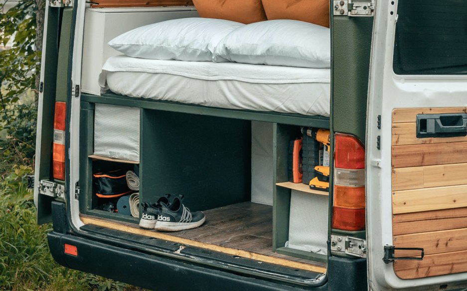Fertig ausgebauter Campervan