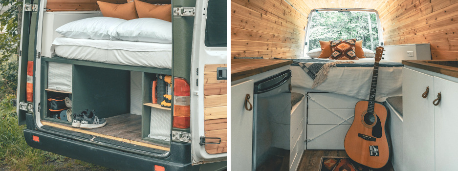 Campervan fertig ausgebaut