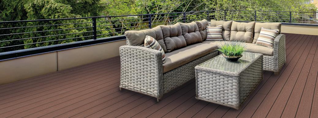 Terrassendielen als Bodenpaneele