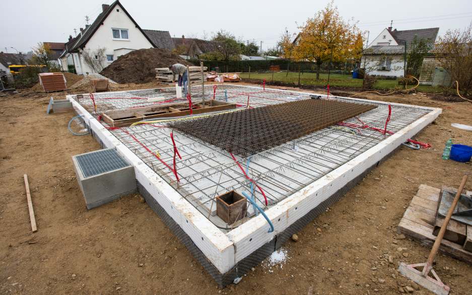 Fußbodenaufbau im Neubau