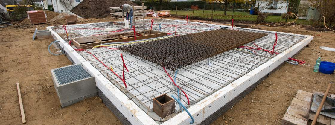 Fußbodenaufbau im Neubau