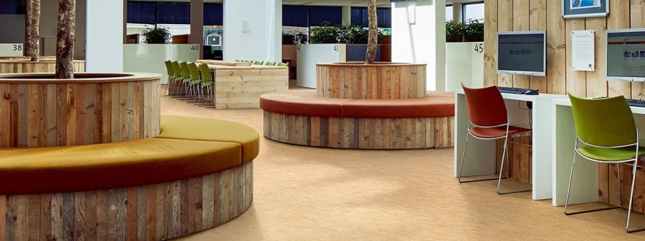 Linoleum in Caféteria