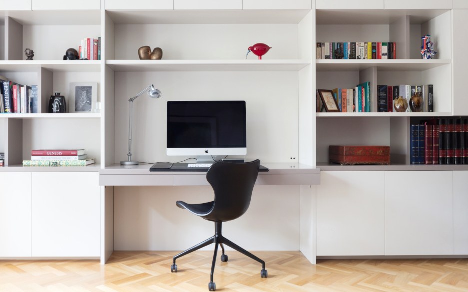 Home-Office: Bodengestaltung mit Fischgrätboden