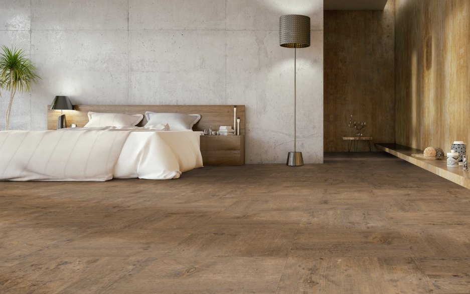 Klick-PVC-Boden in Holzoptik