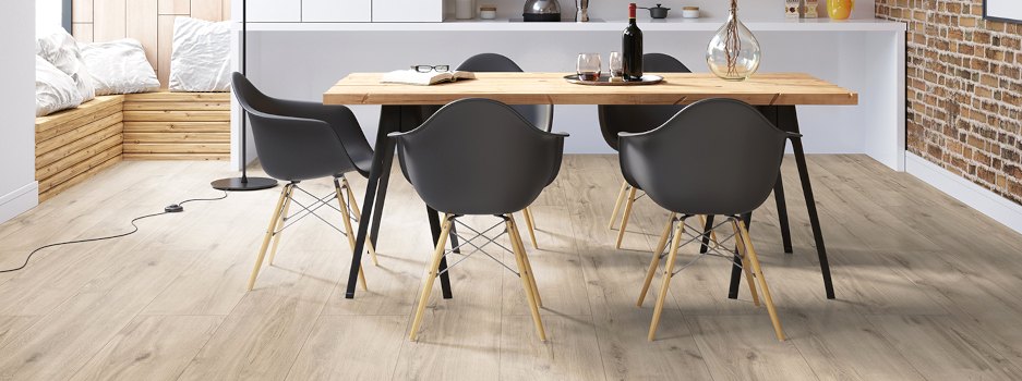 Laminat im Esszimmer