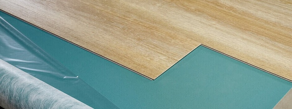 Laminat mit Unterlage