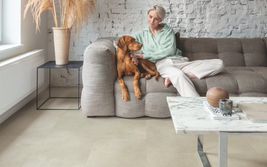 Strapazierfähiger Bodenbelag für Wohnzimmer