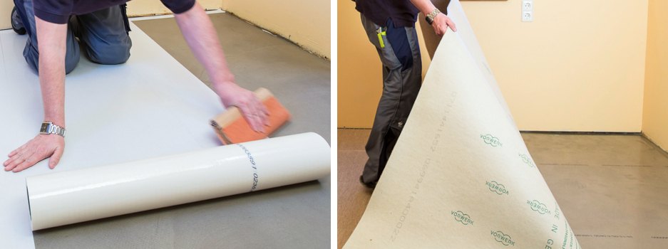 Teppichboden mit Trockenkleber kleben