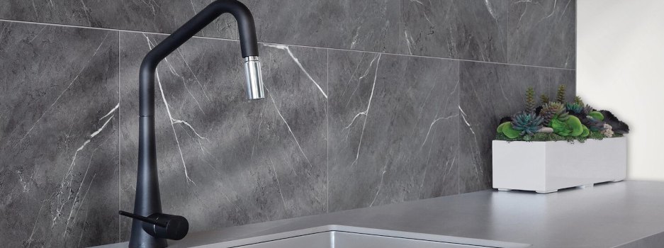 Vinyl als Küchenrückwand