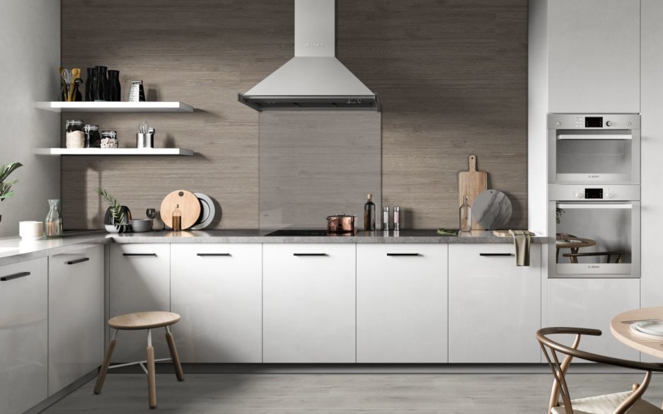 Vinylboden in Fliesenoptik für Küche