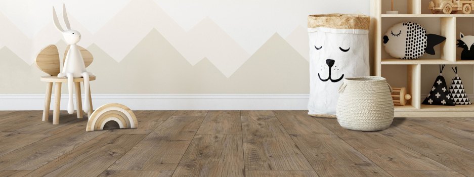 Vinylboden mit Fugenoptik