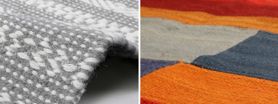 Wollteppich: Oberfläche im Detail